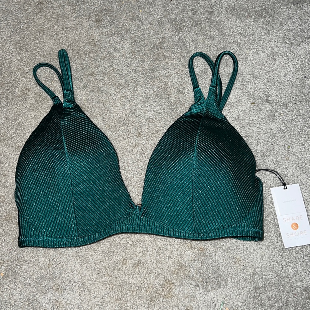 Green bikini top
